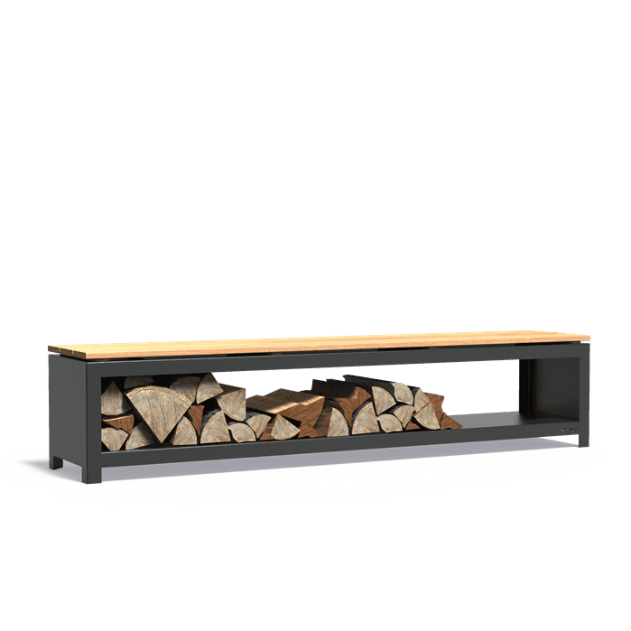 BHG2H - HR Coating  - Stal powlekana,Sklady na drewno,LOGG seat,2000 x 400 x 424 mm