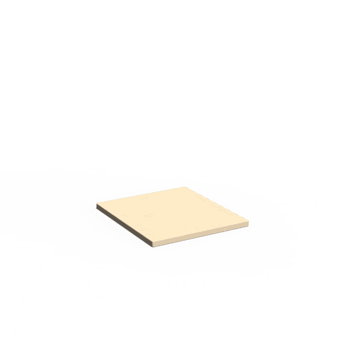 BAC10 Pizza Stone Cordierite - Cortenstaal,Accessoires
,Cooking accessoires,330 x 330 x 15 mm