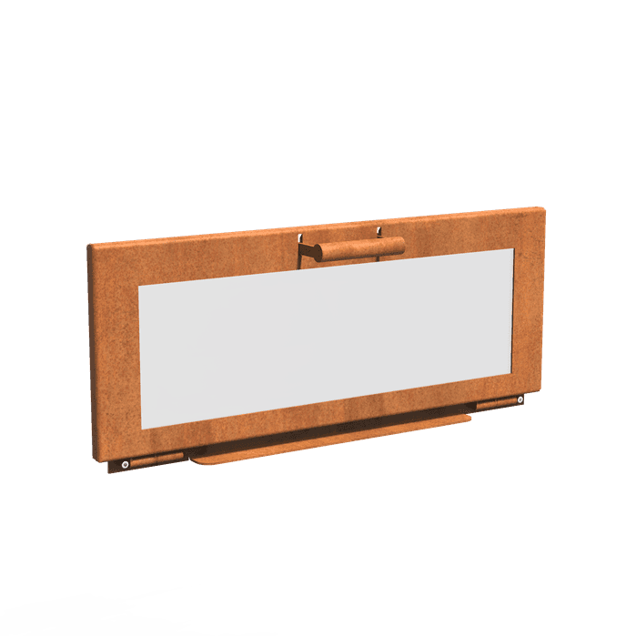 BKDS1 (door) - Cortenstaal,Accessoires
,Buitenhaard deur,750 x 10 x 350 mm