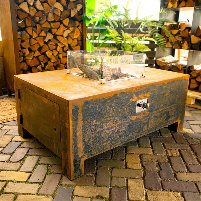 VBC2   - Cortenstaal,Vuurtafels,BRANN Standaard,1000 x 800 x 500 mm