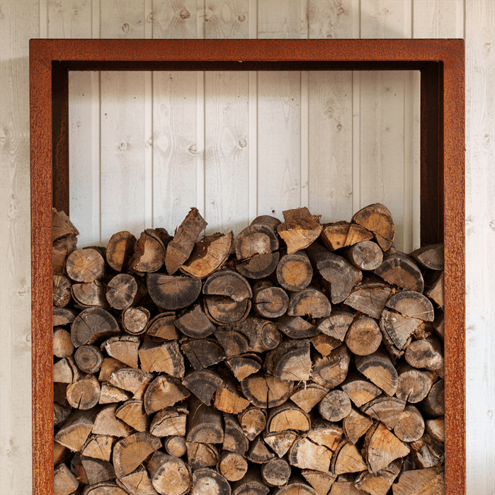 BHS1 - Cortenstaal,Houtopslagen,LOGG,1000 x 400 x 1800 mm