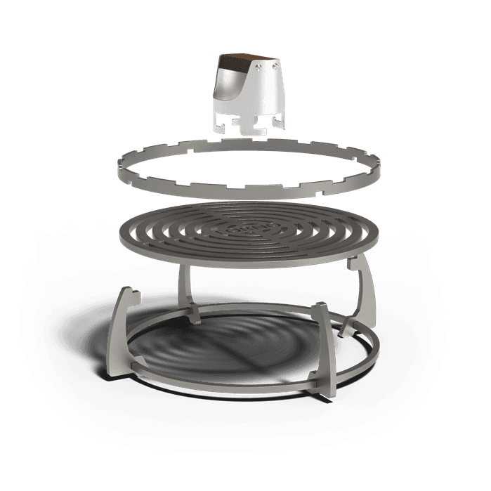 FSGS.400 GRILLSET BOLE - Acier,Accessoires,Grill set,481 x 481 x 143 mm