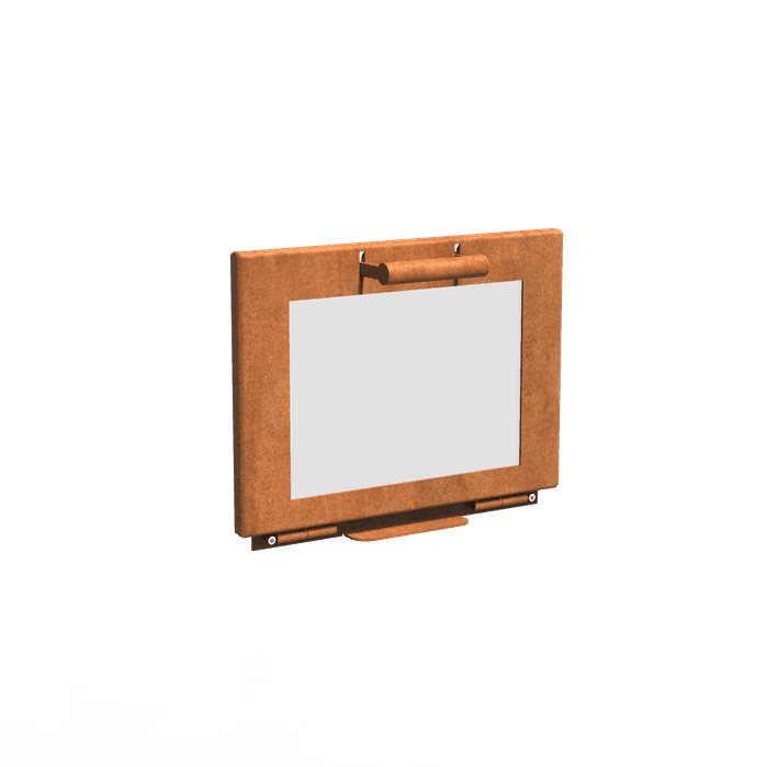 BGDS1 (door) - Cortenstaal,Accessoires
,Buitenhaard deur,450 x 10 x 400 mm