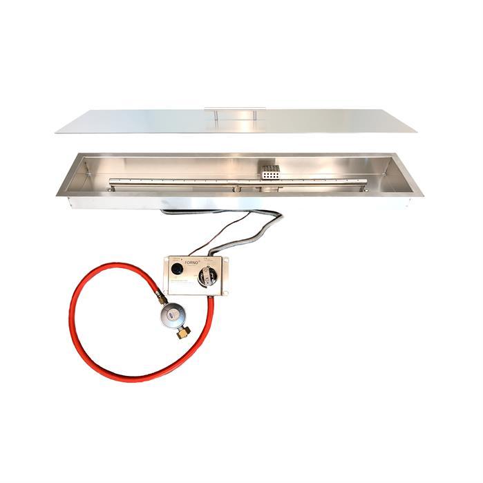 BRANN 800x200 Gasunit+Lava+Cover (11,8kw) - Cortenstaal,Accessoires
,Gashaard accessoires,800 x 190 x 80 mm