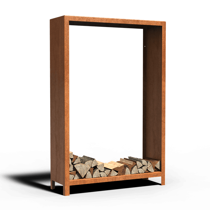 BHS1.1 - Cortenstaal,Houtopslagen,LOGG,1200 x 400 x 1800 mm