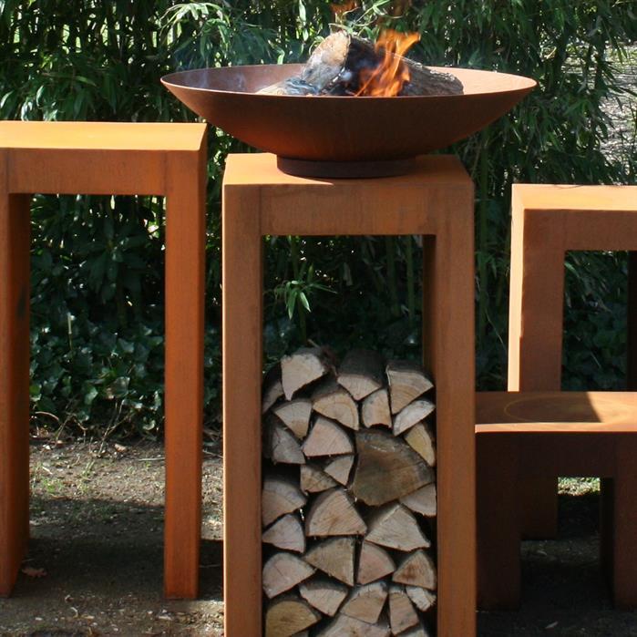 BNS2 - Steel  - Staal,Vuurschalen,HALO,800 x 210 mm