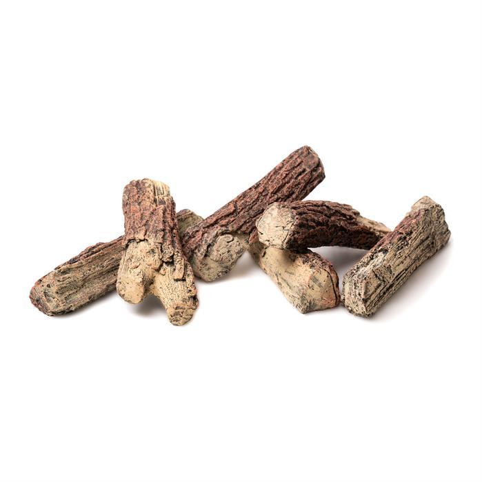 BRANN Ceramic Wood (6 pcs) - Cortenstaal,Accessoires
,Gashaard accessoires,30 x 400 x 1 mm